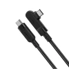 Кабель Acefast Angled USB-C to USB-C 2m 100W Black (C5-03-C-C Black)