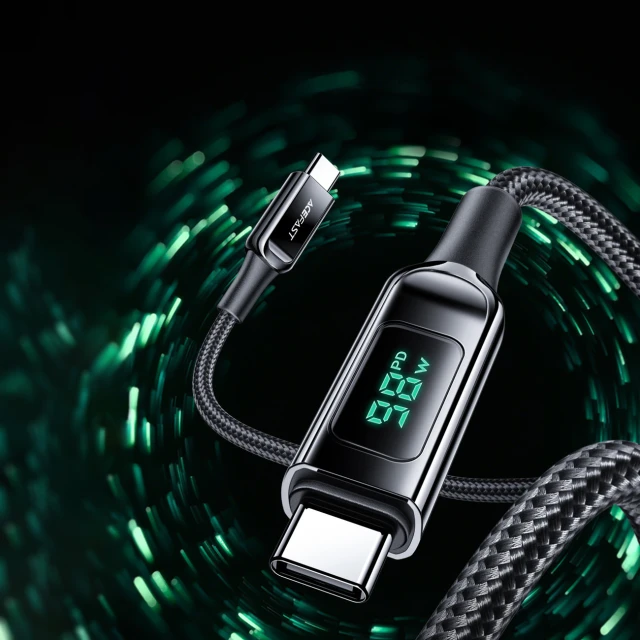Кабель Acefast USB-C to USB-C 2m 100W Black (C6-03 Black)