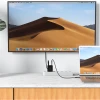 Мережевий зарядний пристрій Acefast A17 65W USB-C | USB-A | HDMI with USB-C to USB-C Cable Black (A17 black)