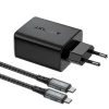 Мережевий зарядний пристрій Acefast A17 65W USB-C | USB-A | HDMI with USB-C to USB-C Cable Black (A17 black)
