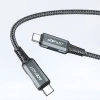 Мережевий зарядний пристрій Acefast A17 65W USB-C | USB-A | HDMI with USB-C to USB-C Cable Black (A17 black)