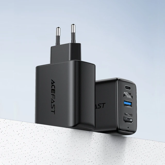 Мережевий зарядний пристрій Acefast A17 65W USB-C | USB-A | HDMI with USB-C to USB-C Cable White (A17 white)