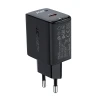 Мережевий зарядний пристрій Acefast A21 QC 30W USB-C Black (A21 black)