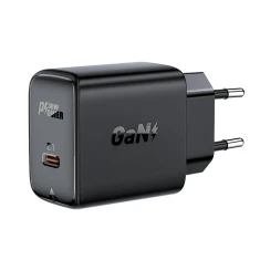 Мережевий зарядний пристрій Acefast A21 QC 30W USB-C Black (A21 black)