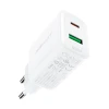 Мережевий зарядний пристрій Acefast A25 QC 20W USB-C | USB-A White (A25 white)