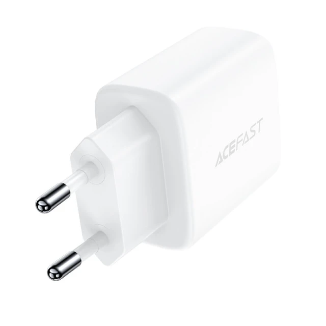 Мережевий зарядний пристрій Acefast A25 QC 20W USB-C | USB-A White (A25 white)