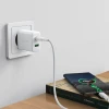 Мережевий зарядний пристрій Acefast A25 QC 20W USB-C | USB-A White (A25 white)