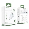 Мережевий зарядний пристрій Acefast A25 QC 20W USB-C | USB-A White (A25 white)