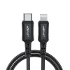 Кабель Acefast MFI USB-C to Lightning 1.8m 30W Black (C4-01 C Black)