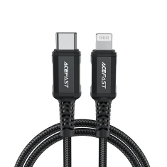 Кабель Acefast MFI USB-C to Lightning 1.8m 30W Black (C4-01 C Black)