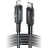 Кабель Acefast MFI USB-C to Lightning 1.8m 30W Black (C4-01 C Black)