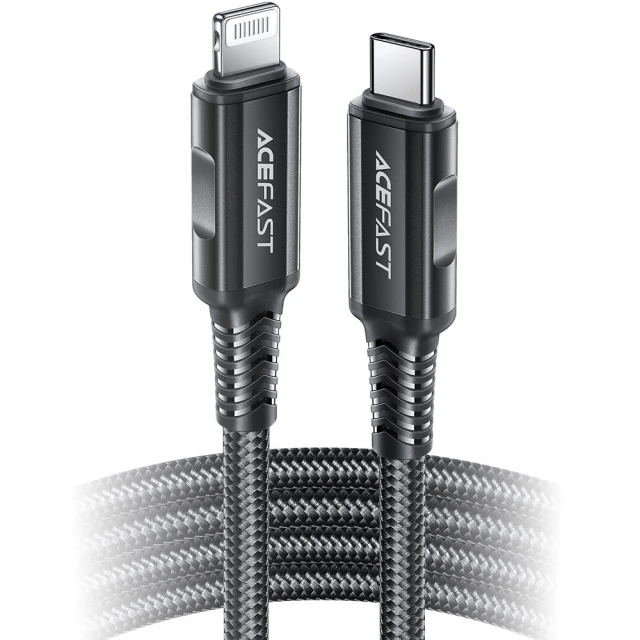 Кабель Acefast MFI USB-C to Lightning 1.8m 30W Black (C4-01 C Black)