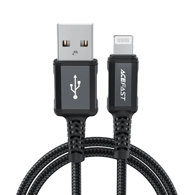 Кабель Acefast MFI USB-A to Lightning 1.8m Black (C4-02 A Black)