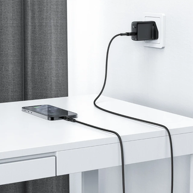 Кабель Acefast MFI USB-A to Lightning 1.8m Black (C4-02 A Black)