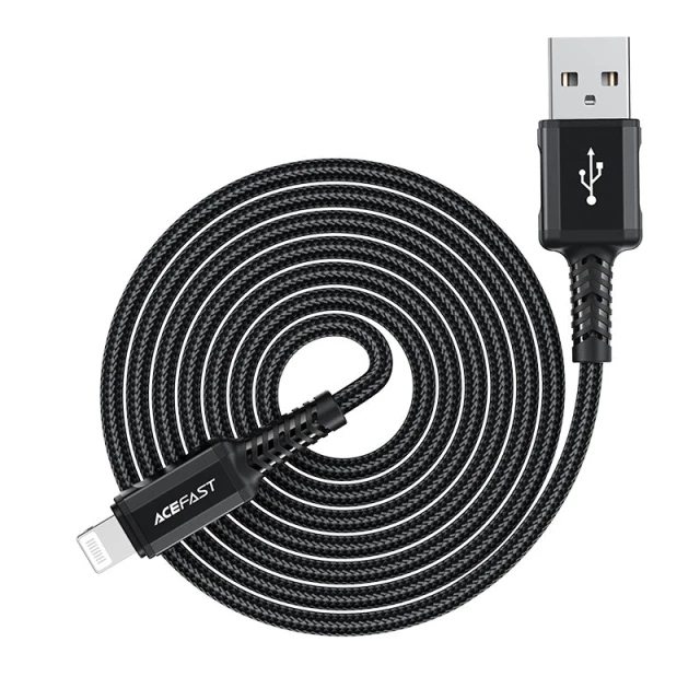 Кабель Acefast MFI USB-A to Lightning 1.8m Black (C4-02 A Black)