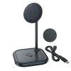 Беспроводное зарядное устройство Acefast E6 2-in-1 15W Grey with MagSafe (E6 Grey)