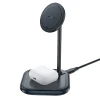 Беспроводное зарядное устройство Acefast E6 2-in-1 15W Grey with MagSafe (E6 Grey)