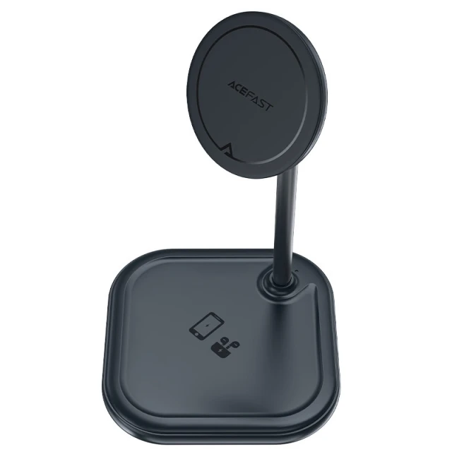Беспроводное зарядное устройство Acefast E6 2-in-1 15W Grey with MagSafe (E6 Grey)