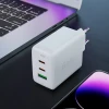 Мережевий зарядний пристрій Acefast A41 QC 65W 2xUSB-C | USB-A Black (A41-black)