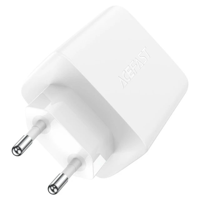 Мережевий зарядний пристрій Acefast A41 QC 65W 2xUSB-C | USB-A White (A41-white)