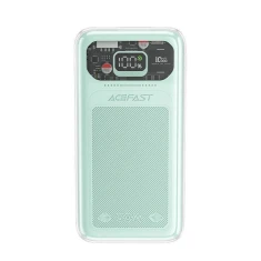 Портативний зарядний пристрій Acefast Sparkling Series (М1) 30W 10000mAh USB-A/USB-C Green (6974316282013)