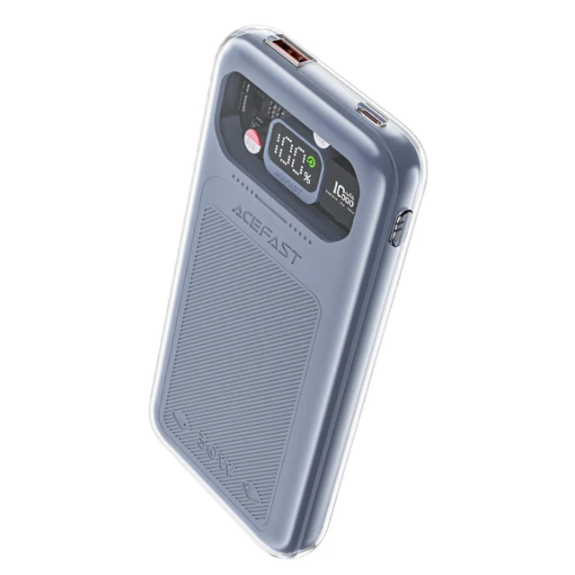 Портативний зарядний пристрій Acefast Sparkling Series (М1) 30W 10000mAh USB-A/USB-C Grey (6974316282020)