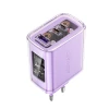 Мережевий зарядний пристрій Acefast A45 65W 2xUSB-C | USB-A Purple Alfalfa (A45-purple)