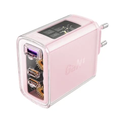 Мережевий зарядний пристрій Acefast A45 65W 2xUSB-C | USB-A Cherry Blossom (A45-cherry)