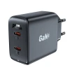 Мережевий зарядний пристрій Acefast A49 35W 2xUSB-C Black (A49)