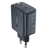 Мережевий зарядний пристрій Acefast A49 35W 2xUSB-C Black (A49)