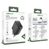 Мережевий зарядний пристрій Acefast A49 35W 2xUSB-C Black (A49)