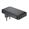 Зарядний пристрій Acefast A100 65W GaN 2 USB-C + USB-A Black (6974316283492)