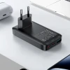 Зарядний пристрій Acefast A100 65W GaN 2 USB-C + USB-A Black (6974316283492)