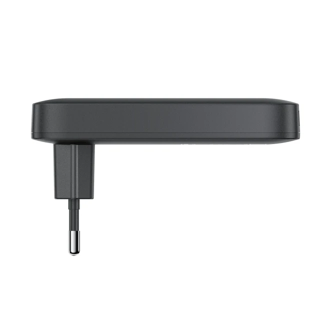 Зарядний пристрій Acefast A100 65W GaN 2 USB-C + USB-A Black (6974316283492)