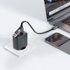 Кабель Acefast C13-05 USB-C - USB-A / USB-C 480Mb/s 3A 0.2m Black (6974316283539)