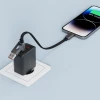 Кабель Acefast C13-05 USB-C - USB-A / USB-C 480Mb/s 3A 0.2m Black (6974316283539)