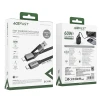 Кабель Acefast C13-05 USB-C - USB-A / USB-C 480Mb/s 3A 0.2m Black (6974316283539)