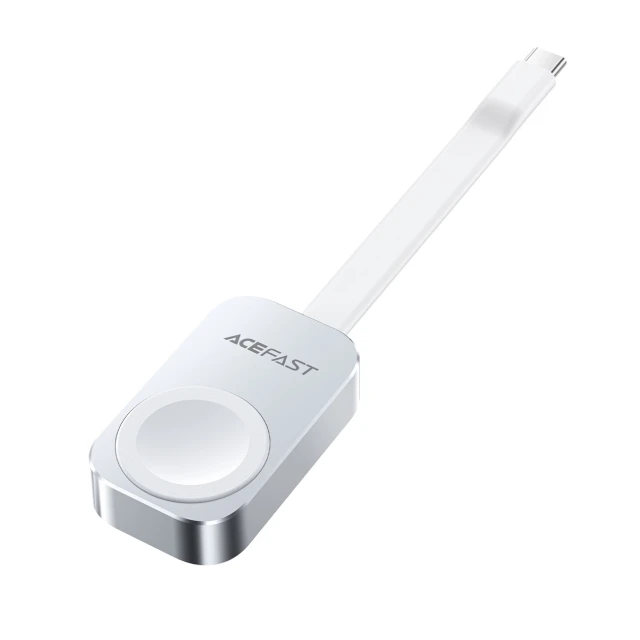 Бездротовий зарядний пристрій Acefast E21 5W для Apple Watch Silver (6974316283553)