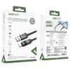 Кабель Acefast C15-04 USB-A - USB-C с дисплеем 480Mb/s 66W 1.2m Black (6974316283737)
