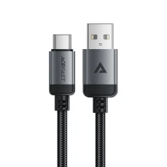 Кабель Acefast C20-04 USB-A - USB-C 480Mb/s 3A 1.2m Black (6974316283782)