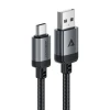 Кабель Acefast C20-04 USB-A - USB-C 480Mb/s 3A 1.2m Black (6974316283782)