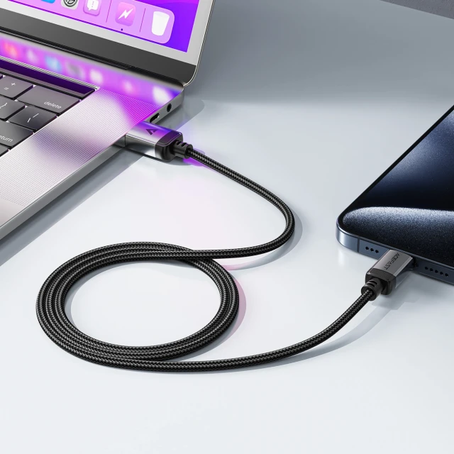 Кабель Acefast C20-04 USB-A - USB-C 480Mb/s 3A 1.2m Black (6974316283782)