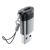 Адаптер Acefast J8 USB-C на USB-A Grey (6974316284697)