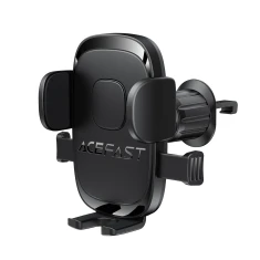 Автотримач Acefast D56 затискний на дефлектор Black (6974316284710)