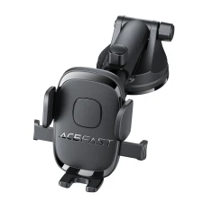 Автотримач Acefast D57 з присоскою на торпедо/лобове скло Black (6974316284727)