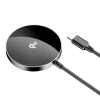 Бездротова зарядка Acefast E24 Qi2 15W магнітна з кабелем USB-C 1.2m Black (Acefast E24)