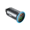 Автомобільний зарядний пристрій Acefast B15 65W USB-A + USB-C Grey (6974316284963)