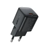 Мережевий зарядний пристрій Acefast A117 GaN PD 20W USB-C чорний (Acefast A117)