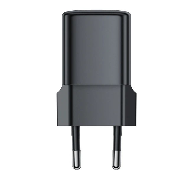 Мережевий зарядний пристрій Acefast A117 GaN PD 20W USB-C чорний (Acefast A117)