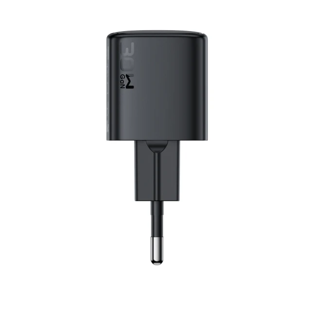 Мережевий зарядний пристрій Acefast A118 GaN PD 30W USB-C Black (Acefast A118)